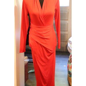 Rachel Roy Red longarm Cocktail Dress Size S New Without Tag